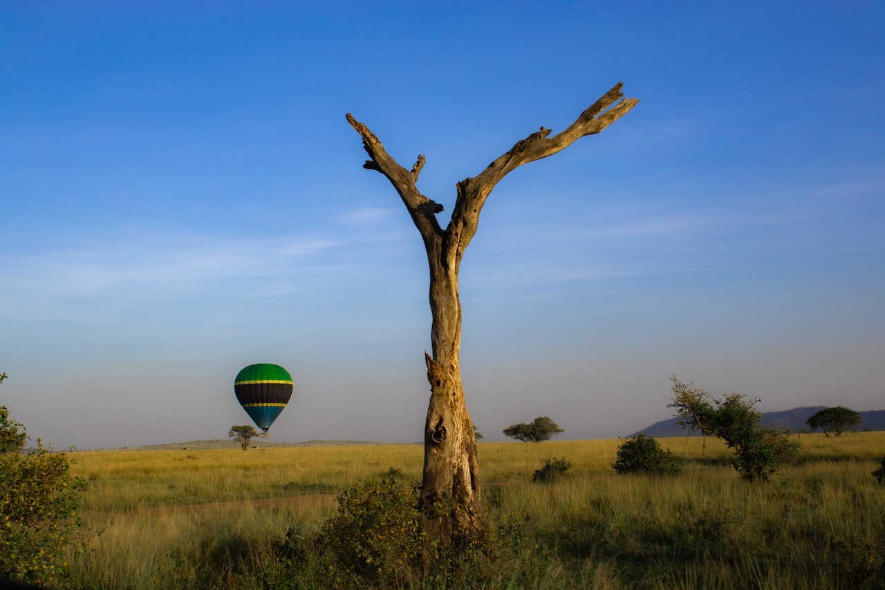 Hot air balloon safari in your dream destination